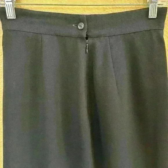 Gianni Versace Couture- Rare Vintage 1980’s-1990’s Black Wool Pencil Skirt EUC! - Picture 6 of 11